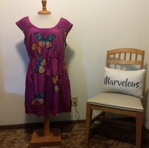 Butterfly dress with pockets